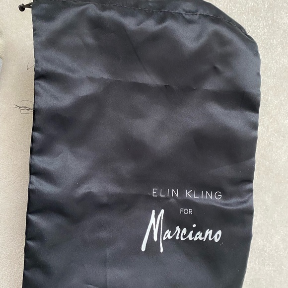 Marciano black leather heel sandals size 7 - Picture 5 of 5